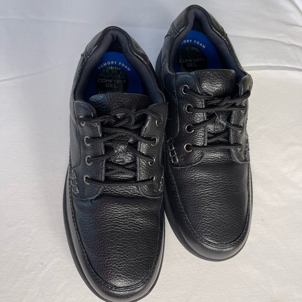 Nunn Bush Black Leather Oxford Shoes